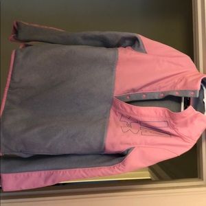 Girls Under Armour half button fleece